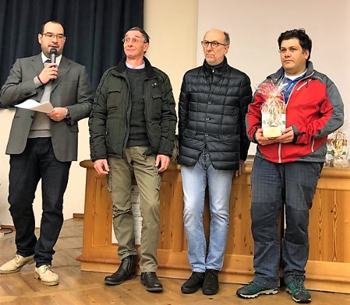 Il vicegovernatore con delega alla Protezione civile Riccardo Riccardi con da sx il sindaco di Sappada Manuel Piller Hoffer, il presidente della Protezione Civile di Sappada Flavio Piller Hoffer e Eder Casagrande membro protezione civile comunale.